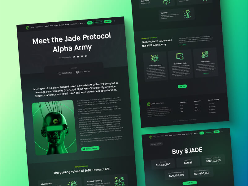Jade Website Design