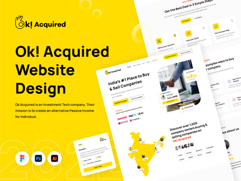 Ok! Acquired Website Design